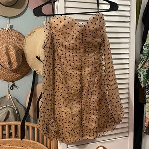 Majorelle Mini off the shoulder dress